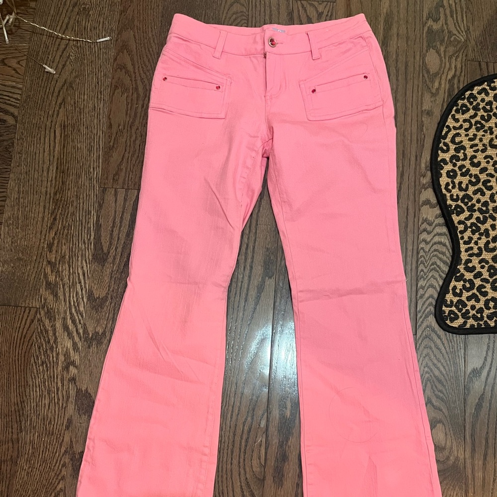 Bebe Coral Pink Jeans